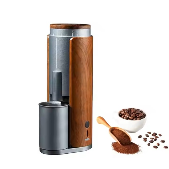 Order Directly Aluminum Body Coffee Grinder USB Rechargeable Food Grade Stainless Steel SUS420 Conical Burr Artistically Stylish