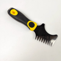 Couteau à enduire multifonction professionnel 5-en-1 pour peinture, avec embout marteau en plastique, compatible pinceaux et rouleaux