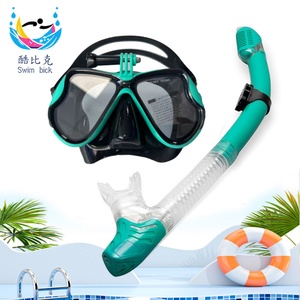 Máscara de Snorkel Completa Xinfa M1800 para Hombre, con Soporte para Cámara, Cristal Templado, Silicona, Gafas de Buceo, Set de Snorkel - Product Image 4