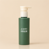 En stock – Fabricant – Bouteille en plastique PET givré vert de 100 ml pour essence, crème solaire, emballage de produits de soin, étiquette de marque