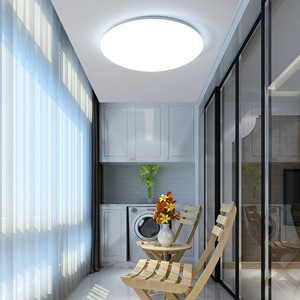 <span class=keywords><strong>Plafoniera</strong></span> LED rotonda ultra-luminosa semplice camera da letto lampada balcone progetto luce pane tutte le lampade bianche - Product Image 3