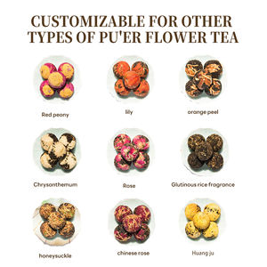 OEM Yunnan Pu'er Xiaotuo fatto a mano drago palla di tè alla rinfusa di fiori artigianali aromatizzati tè dimagrante Detox - Product Image 5