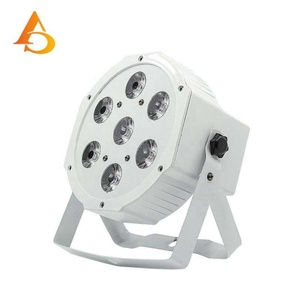 AICPOSE DMX512 7PCS 12W RGBWA 5en1 Luz LED Par de Plástico con Ángulo de Haz de 25° y IP33 para Bodas, DJ, Escenarios y Fiestas - Product Image 2