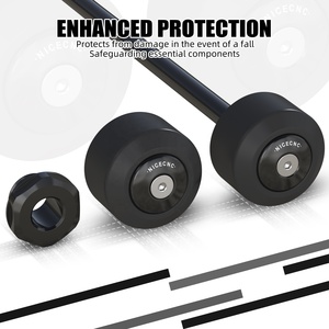 NICECNC Protezione Anteriore per Asse, Slider Antiurto per <span class=keywords><strong>KTM</strong></span> <span class=keywords><strong>250</strong></span> 390 Duke 2024-2025, 390 Adventure <span class=keywords><strong>R</strong></span> X, 390 Enduro <span class=keywords><strong>R</strong></span> 2025 - Product Image 3