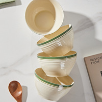 Service de vaisselle rétro simple 2026, nouveau bol en céramique pour la maison, assiette de haute qualité, assiette à riz