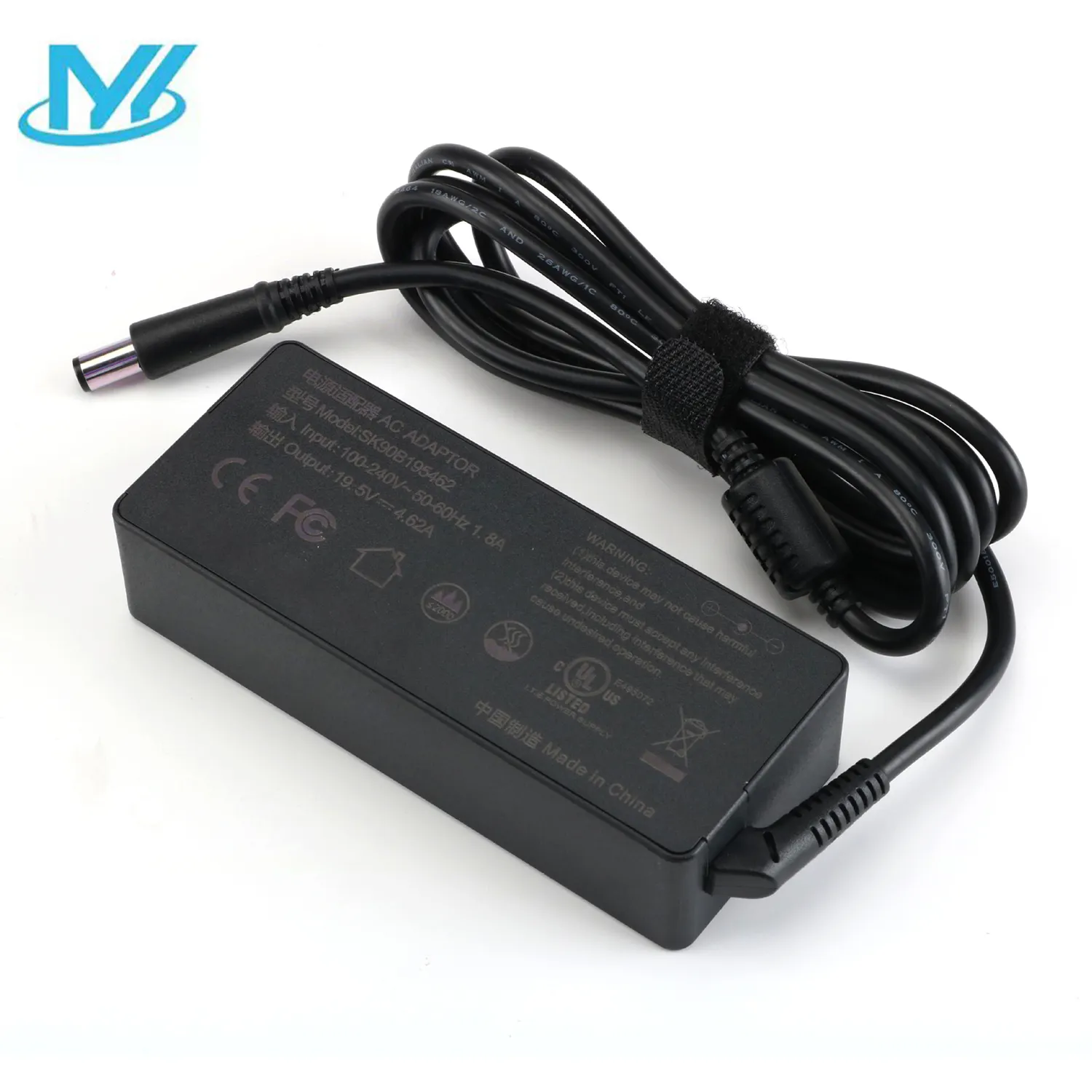 Good price Adapter Charger Power 90W 19.5V 4.62A 7.4*5.0mm laptop ac adapter DC tip for Dell notebook charger