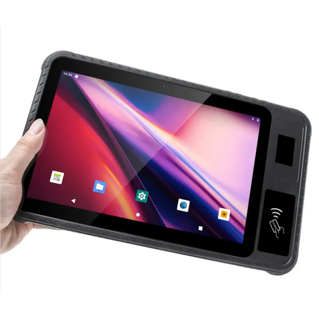 10.1 Inch NFC Fingerprint All in One Computer Touch Pc Industrial Android Tablet Rugged Rfid Reader Writer Tablet Terminal