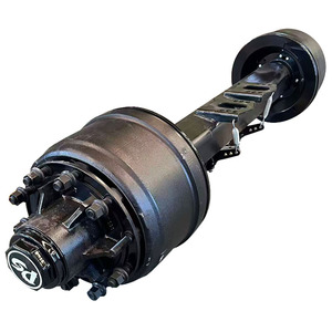 Essieu de direction de semi-remorque robuste de type américain 13T/16T en acier neuf de la marque Shandong Passion, essieu <span class=keywords><strong>avant</strong></span> personnalisé, pièces de remorque - Product Image 4