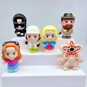 Nuevo Juguete Antiestrés de PU con Forma de Flor Comedora de Hombres, Estilo Retro de Serie de Terror, Figura de Acción de Rebote Lento - Product Image 4