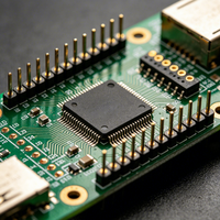 Placa de Desarrollo DAC de Chip Único, Conversor Digital a Analógico con Conector de Pines y Jumper, Servicios Profesionales de PCB y PCBA