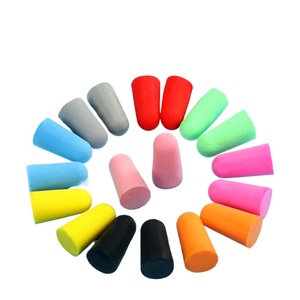 Slow rebound bullet ear plugs for sleep and study, noise reduction foam hearing protection and promotional gift