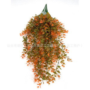 ต้นไม้แขวนประดิษฐ์จากหวายเทียมสีเขียว สำหรับตกแต่งบ้านและนอกบ้าน - Product Image 4