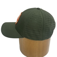 Casquette de baseball personnalisée à la mode en broderie 3D simple chapeaux à 6 panneaux Snapback avec trou de découpe laser