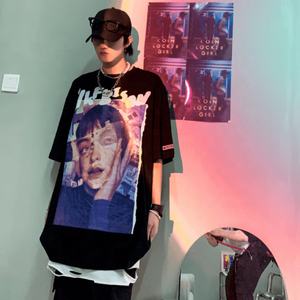 Camiseta Personalizada de Verano para Hombre, de Lujo, 100% Algodón, Talla Grande, Cuello Redondo, Informal, Impresión DTG, Estilo Oscuro, Camiseta Artística - Product Image 5