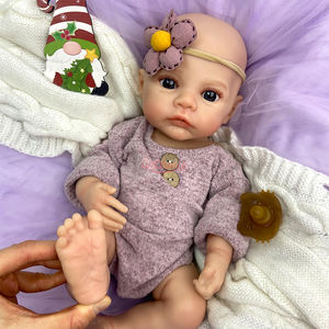 Muñecas Reborn de Silicona Personalizadas OEM para Niñas, Se Aceptan Pedidos de Muestra y Producción en Masa, Suministro de Fábrica, Muñecas de 18 Pulgadas para Niños y Terapia - Product Image 3