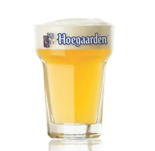 Beer drink cup Clear glass large hexagonal thick bottoming cup