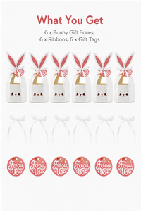 Custom White Rabbit Shaped <b>Gift</b> <b>Box</b> for Kids Rigid Paperboard Cartoon Animal Blind <b>Box</b> Mystery Packaging for <b>Easter</b> Day Favor - Product Image 3