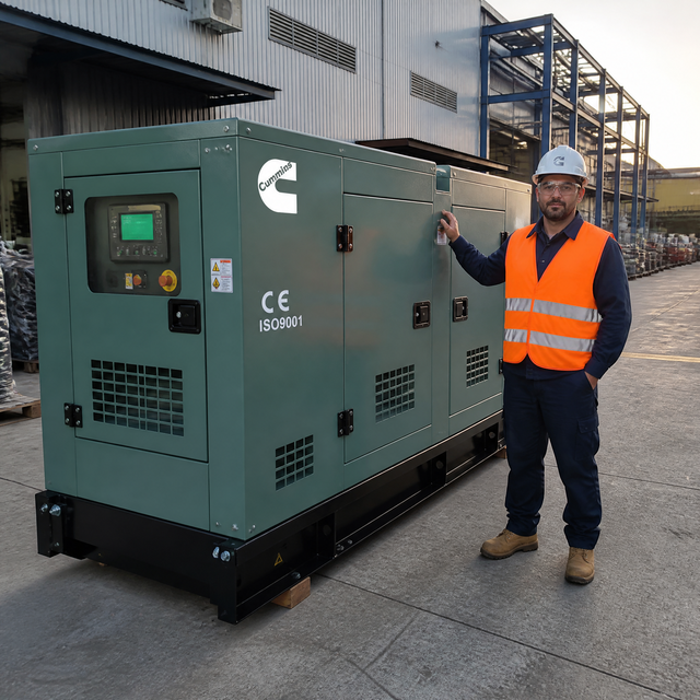 For 50Hz 60Hz 1/3 Phase Super Silent Diesel Generators 15-30kva Standby Power Auto Start ATS Option 100% Efficiency