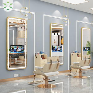 Android akıllı TV çocuk berber dükkanı ayna Net ünlü saç kesme Salon güzellik aynası oturma odası için - Product Image 4