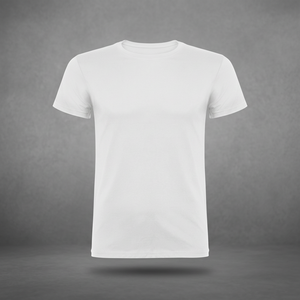 Camiseta Premium Blanca de Cuello Redondo, Manga Corta, Lisa, de Algodón, Corte Regular, Camiseta Básica Informal para Hombre, Ropa de Calle para Uso Diario - Product Image 4