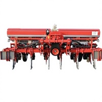 Semoir agricole à aspiration d'air pour maïs et soja, machine de semis et de fertilisation pour grand tracteur