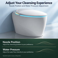 WC intelligent moderne pour usage domestique, bidet électrique en céramique, entièrement automatique, télécommande, fonction lavage féminin, siège chauffant