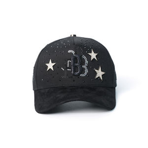 Spedizione Rapida, Cappellino da Baseball in Velluto con Logo BB Luccicante, Strass a Stella, Moda Lussuosa per Outfit Quotidiani e Streetwear, BIG <span class=keywords><strong>BOSS</strong></span> Unisex - Product Image 2