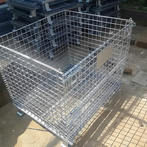 Boîte de fer entrepôt filet de fer volaille logistique camion <span class=keywords><strong>cage</strong></span> de stockage entrepôt pliant fil <span class=keywords><strong>cage</strong></span> intérieur stockage camion rack - Product Image 1