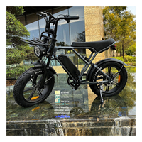 OUXI H9 Fatbike 48v 250W/750W E Bike Full Suspension Cheap Ebike Adultes Vélo Électrique City Life Vélo Électrique