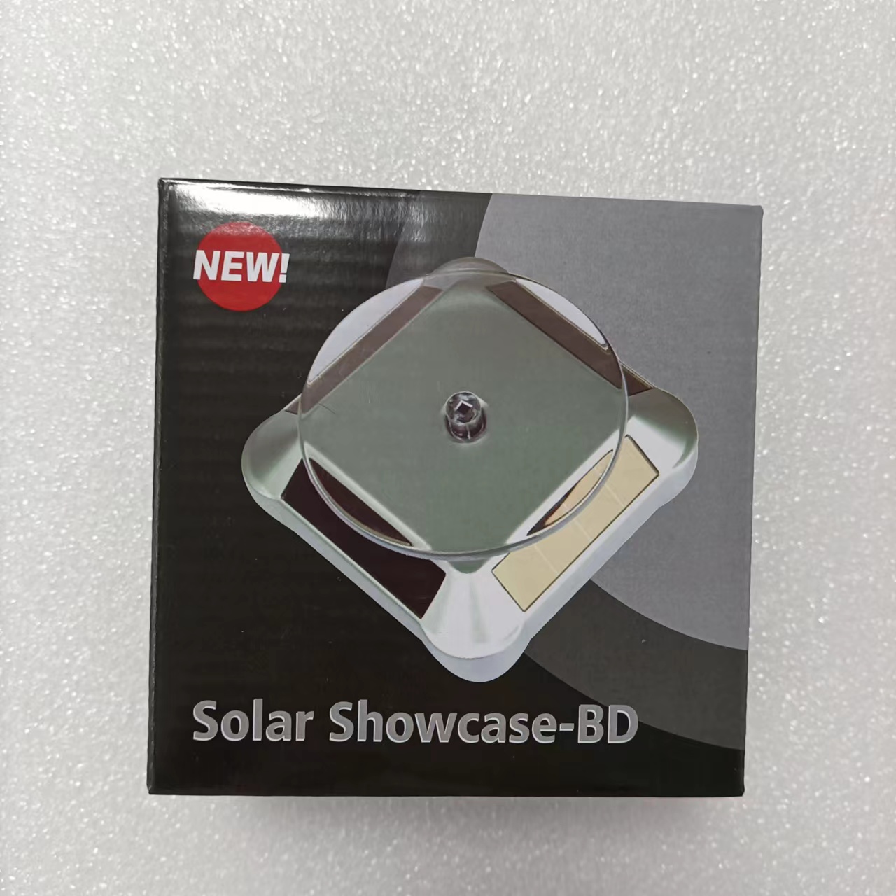 ソーラーフィギュアディスプレイスタンド 20個セット シルバー ゴールド 360度ソーラーショーケースターンテーブル回転ディスプレイ