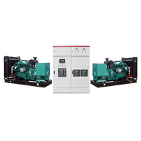 Groupes électrogènes parallèles et connectés au réseau 80 kVA 100 kVA 200 kVA 250 kVA 300 kVA, type GGD, pour salle informatique, générateur diesel