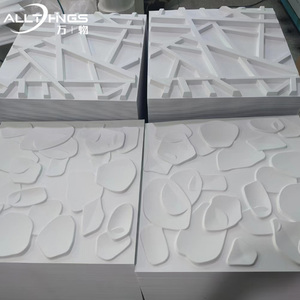 PVC Tường Trang Trí Xây Dựng Hoàn Thiện Vật Liệu Đơn Giản Thiết Kế Phòng Ngủ Trần Nội Thất <span class=keywords><strong>3d</strong></span> Pvc Tấm Tường - Product Image 1