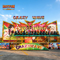 Manèges de parc d'attractions certifiés CE, 16 places, Miami Trip Ride, Crazy Wave Miami Rides à vendre