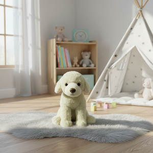 Peluche Realista de Golden Retriever, Juguete de Peluche de Cachorro Labrador, Animal de Compañía Suave y Acogedor para Niños, Regalo de Cumpleaños - Product Image 5