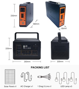 Generador Solar de 300W, Sistema de Almacenamiento de Energía Renovable, Estaciones de Energía Portátiles, Banco de Energía con Batería LiFePO4, Estación de Energía Portátil - Product Image 2