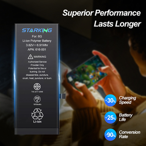 <span class=keywords><strong>Batterie</strong></span> de <span class=keywords><strong>remplacement</strong></span> OEM haute capacité de qualité supérieure pour <span class=keywords><strong>iPhone</strong></span> <span class=keywords><strong>6S</strong></span> 7G 7Plus 8 8Plus X XS 11 12 14 Certifiée CE FCC Fabricant - Product Image 5