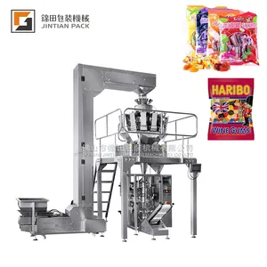 Pesatrice multi-testa Snack estrusa caramelle frutta secca noci imballaggio macchine automatiche per Snack per imballaggi alimentari multifunzione