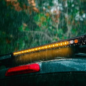 Lampe de camping anti-insectes à LED ambre et blanche 30-90cm 21-28V DC, barre rigide, indice IP67, lampe de toit extérieure pour camping-car tout-terrain et <span class=keywords><strong>remorque</strong></span> - Product Image 2