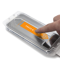 Protection d'écran en verre trempé anti-poussière et confidentialité avec alignement automatique, applicateur facile et support sans poussière pour iPhone 17 16 Pro Max
