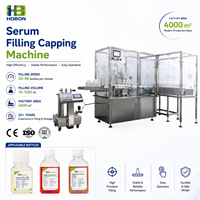 Machine de remplissage de flacons de sérum, 2 têtes, 100 à 500 ml, réglable, haute vitesse, précision de 1 %, contrôle servo, norme GMP, acier inoxydable 316