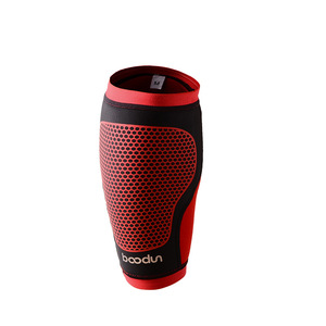 Soporte de Pantorrilla Boton, Manga de Compresión Roja y Negra para Baloncesto, Correr, Unisex, Protección y Absorción de Impactos - Product Image 2