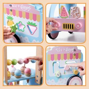 Juguete Educativo de Madera para Caminar y Arrastrarse, Rompecabezas de Madera, Juguetes de Cocina de Madera para Bebés, Regalo para Bebés - Product Image 5