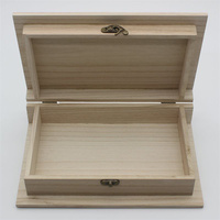 Scatola in Legno Lucidato Pronta per il Mercato, Scatola Portaoggetti Ecologica in Legno da Decorare per Ninnoli, Monete, Gioielli, Colore Personalizzabile