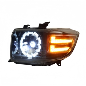 Phares avant projecteurs complets <span class=keywords><strong>4x4</strong></span> tout-terrain motif fleur de prunier pour Land Cruiser Série 70 LC78, amélioration LC71 LC76 LC79 - Product Image 5