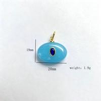 Pendentif géométrique en pierre naturelle Lapis Lazuli plaqué or 18 carats, accessoires de bricolage semi-précieux en cristal CZ, idéal pour la fabrication de bijoux – Vente chaude