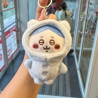 Vente flash : Jouets en peluche, breloque pour sac, poupée mignonne, kawaii, anime, dessin animé, mini peluche douce, porte-clés Chiikawa