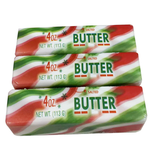 Juguete antiestrés de silicona TPE de 14 cm con diseño de arcoíris navideño, suave como la mantequilla, de rebote lento, simulación de comida - Product Image 1