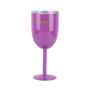 Copa de <span class=keywords><strong>Vino</strong></span> de Acero Inoxidable de Doble Pared con Aislamiento al Vacío y Tapa - Product Image 4
