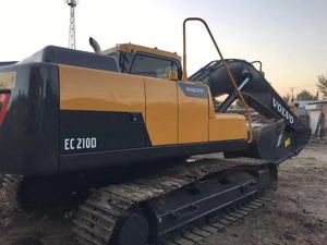 Pompe originale d'excavatrice de chenille du Offre Spéciale 21 T Volvo EC210D capacité de 21 tonnes moteur utilisé circuit entièrement hydraulique de la Corée de moteur 1 an - Product Image 3