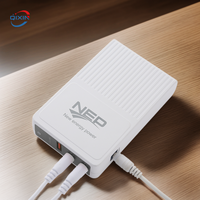 UPS Mini DC Tiga Fasa dengan Baterai Lithium Proteksi Petir 8800mAh untuk Router WiFi dan Cadangan Kamera CCTV